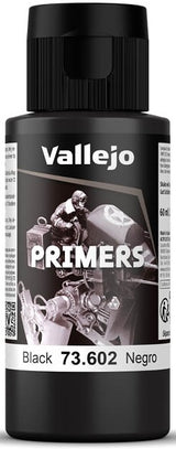 VALLEJO: BLACK SURFACE PRIMER 60ML (Special Order)