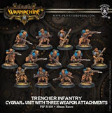 CYGNAR TRENCHER INFANTRY UNIT BOX (PLASTIC) (Special Order)