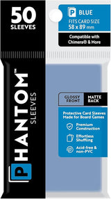 PHANTOM SLEEVES GLOSS/MATTE BLUE SIZE (58MM X 89MM) 50CT (Special Order)
