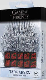 GAME OF THRONES TARGARYEN 10XD6 DICE SET (Special Order)