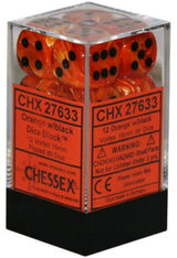 VORTEX 12D6 ORANGE/BLACK 16MM (Special Order)