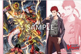 BUSHI SUPPLIES RUBBER PLAYMAT VOL. 15 CFV DIVINEZ PARALLACTIC CLASH DESIGN B: RYUGA & ALPHARD (Special Order)