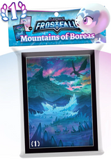 ELESTRALS CARD SLEEVES FROSTFALL MOUNTAINS OF BOREAS (Special Order)