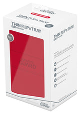 UG TWIN FLIP N TRAY DECK CASE MONOCOLOR RED 160+ (Special Order)