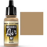 VALLEJO: MODEL AIR CAMOUFLAGE BROWN (17ML) (Special Order)