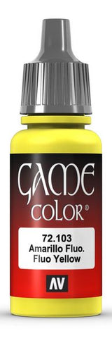 VALLEJO: GAME COLOR FLUO YELLOW 18ML (Special Order)