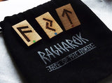 FATE OF THE NORNS - CUSTOM RUNE STONES (WOOD) (Special Order)