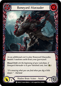 Boneyard Marauder (Blue) [MON137] (Monarch) 1st Edition Normal - POKÉ JEUX