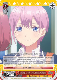 Parler d'amour, Ichika Nakano (5HY/W83-TE17S SR) [Les quintuplés quintessentiels] 