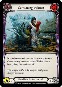Consuming Volition (Blue) [U-CRU150] (Crucible of War Unlimited) Unlimited Normal - POKÉ JEUX