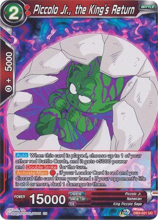 Piccolo Jr., the King's Return (DB3-021) [Giant Force] - POKÉ JEUX