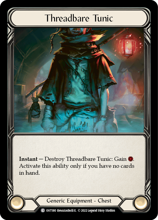 Threadbare Tunic [OUT180] (Outsiders) Rainbow Foil - POKÉ JEUX