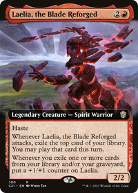 Laelia, the Blade Reforged (Extended Art) [Commander 2021]
