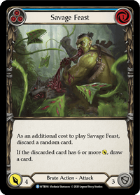 Savage Feast (Blue) [U-WTR016] (Welcome to Rathe Unlimited) Unlimited Normal - POKÉ JEUX