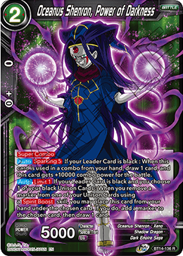 Oceanus Shenron, Power of Darkness (BT14-136) [Cross Spirits] - POKÉ JEUX