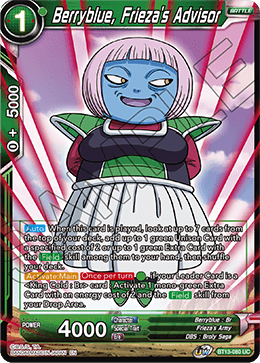 Berryblue, Frieza's Advisor (Uncommon) (BT13-080) [Supreme Rivalry] - POKÉ JEUX