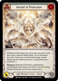 Herald of Protection (Blue) [MON016] (Monarch) 1st Edition Normal - POKÉ JEUX