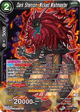 Dark Shenron, Wicked Wishmaster (Common) (BT13-148) [Supreme Rivalry] - POKÉ JEUX