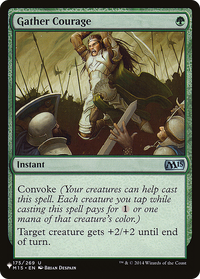 Gather Courage [The List]