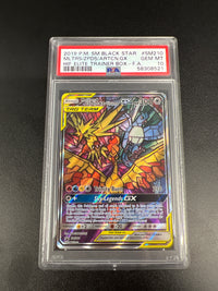 2019 POKEMON SM BLACK STAR PROMO #SM210 MLTRS/ZPDS/ARTCN.GX HIF ELITE TRAINER BOX-F.A. PSA 10 #58308521