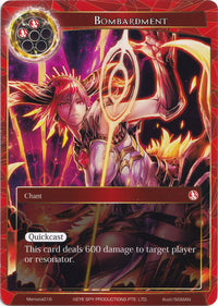 Bombardement (Memoria016) [Cartes Memoria Alice Origin] 