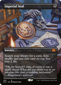 Imperial Seal (Borderless Alternate Art) [Double Masters 2022]