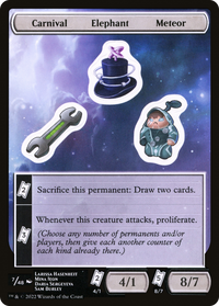 Carnival Elephant Meteor [Unfinity Stickers]