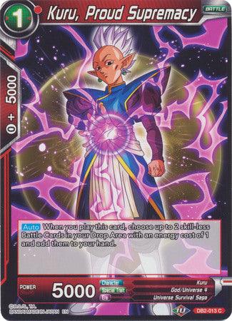 Kuru, Proud Supremacy (DB2-013) [Divine Multiverse] - POKÉ JEUX