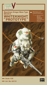 Hasegawa 1/20 Robot Battle V (Five) Maschinen Krieger Moon Type MK44H-0 Whiteknight "PROTOTYPE" (Special Order)