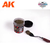AK Interactive Wargame Battle Ground Terrains Wet Ground - 100ml (Acrylic) (Special Order)