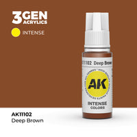 AK Interactive 3G Acrylic Deep Brown 17ml (Special Order)