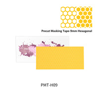 DSPIAE PMT-H09 9mm Precut Masking Tape - 9mm Hexagonal (Special Order)
