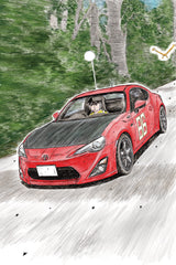 Aoshima 1/24 MF GHOST #3, Katagiri Kanata Zn6 Toyota86 Comics Vol.9 The Peninsula Manazuru Ver. (Special Order)