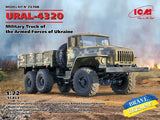 ICM 1/72 URAL-4320, Military Truck of the Armed Forces of Ukraine, Vehicle (Special Order)