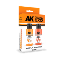 Ak Interactive Pure Orange & Faded Orange Dual Exo Paint Set (Special Order)