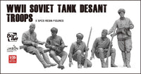 Border Model 1/35 WWII Soviet Tank Desant Troops (Special Order)