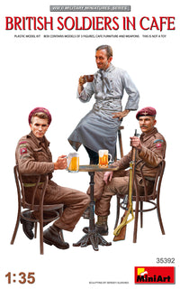 MiniArt 1/35 British Soldiers in Cafe Figures (Special Order)