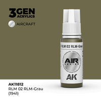 AK Interactive 3G Air - RLM 02 RLM-Grau (Special Order)