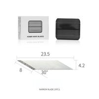 DSPIAE DK-B02 Hobby Knife Spare Blades - Narrow (20pcs) (Special Order)