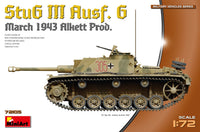 MiniArt 1/72 StuG III Ausf. G March 1943 Alkett Prod. (Special Order)