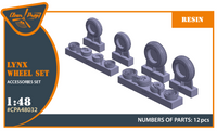 Clear Prop 1/48 Lynx wheel set (Special Order)
