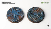 Gamers Grass Battle Ready Bases - Spaceship Corridor - Round 60mm (x2) (Special Order)