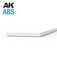 AK Interactive ABS Strip - 0.50 x 5.00 x 350mm x 10 units (Special Order)