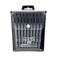 Copic Multiliner Ink Pen 7Pc Black B2 Set (Special Order)