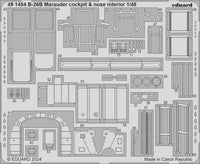 Eduard B-26B Marauder cockpit & nose interior 1/48 Photo etched set for ICM (Special Order)