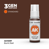 AK Interactive 3G Acrylic Burnt Red 17ml (Special Order)