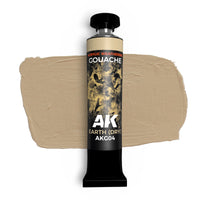 AK Interactive Gouache Earth (Dry) - 20 ml. (Special Order)