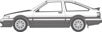 Fujimi 1/24 Toyoya AE86 Levin w/Carbon Hood Decal (Special Order)
