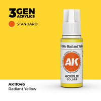 AK Interactive 3G Acrylic Radiant Yellow 17ml (Special Order)