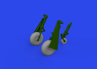 Eduard P-51D wheels oval tread 1/72 Brassin for EDUARD (Special Order)